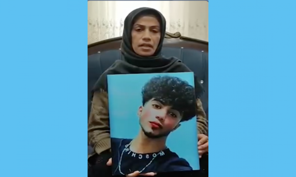 ارومیه؛ افشای یکی از جنایات نیروهای حکومتی توسط مادر یکی از جانباختگان