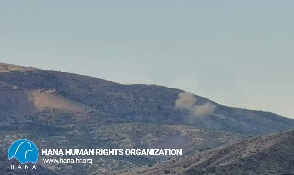 توپباران کردن ارتفاعات اقلیم کردستان توسط سپاە پاسداران